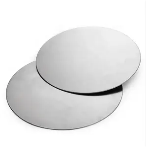 SS 304 316 430 Triply Circle Round Sheet Plate 2B Surface 201 202 321 Stainless Steel Circle Dinner Disc For Cookware