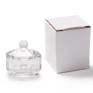 Tazón de Vidrio Profesional Portátil con Tapa, Hexagonal, para Líquido Acrílico, Monómero, Herramientas de Manicura <span class=keywords><strong>y</strong></span> Arte de Uñas - Product Image 5