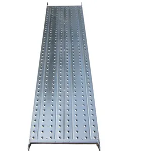 Construction Steel Board Scaffolding Metal Scaffolding Plank With Hooks Scaffold Plank