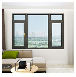 Philippines fenêtre en aluminium et plaque de porte en verre prix intégré de windows avec obturateur - Product Image 2