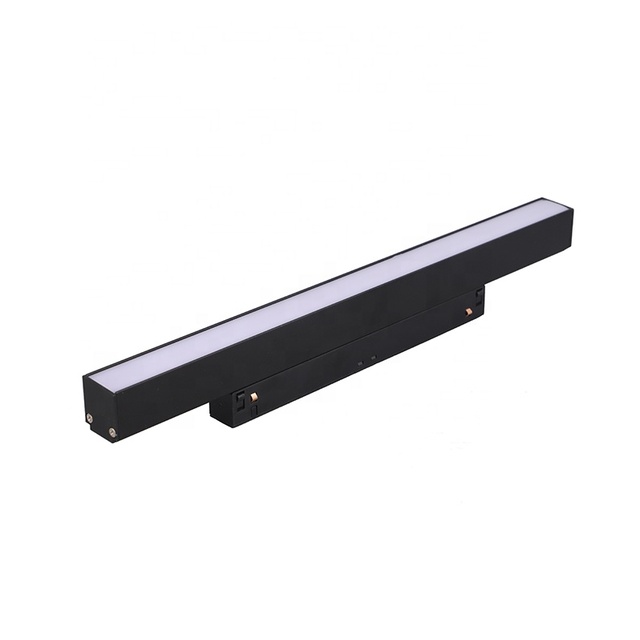 Modern Linear Track Lights Design Led System Cob Dimmable Motorized Track Light 48V 20W 30W Magnetic Track Light
