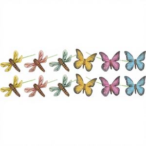 Accesorios para Escena de Natividad ZICOM, Juego de 12 Esculturas de Mariposas y Libélulas para Figuras de 13-30 cm Aprox. 1.6 cm de altura Alemania - Product Image 1