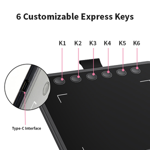 Pilsiz kalem 8192 çizim tableti ile yazma tableti seviyeleri basınç dijital grafik Tablet - Product Image 4