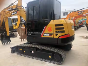 Sany60 a utilisé la mini excavatrice hydraulique de chenille de 6 tonnes 95% nouvelle excavatrice d'occasion Sany Sy60c à vendre - Product Image 2