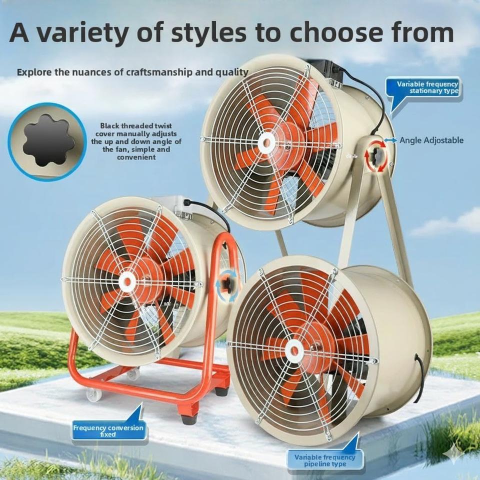 Permanent Magnet Speed Control Axial Flow Fan High Temperature ...