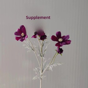 Petite fleur artificielle en soie Cosmos Happiness, technique de simulation pour mariage, photographie en extérieur, <span class=keywords><strong>d</strong></span>écoration intérieure - Product Image 3