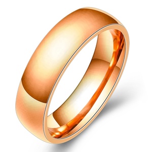 Eenvoudige Persoonlijkheid En Gladde 5Mm Mode Mannen En Vrouwen Rvs Ring Groothandel - Product Image 2
