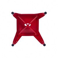 Chaise de bistrot moderne vintage industrielle en fer et métal Chaises de restaurant à des prix abordables commerciales pour hôtel et atelier à vendre