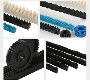 Crémaillère et <span class=keywords><strong>pignon</strong></span> hélicoïdal de direction incurvé en plastique en acier inoxydable métrique pour pièces de routeur cnc - Product Image 6