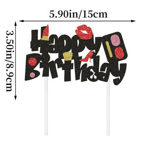 Tema <span class=keywords><strong>de</strong></span> <span class=keywords><strong>maquillaje</strong></span>, suministros para fiesta <span class=keywords><strong>de</strong></span> cumpleaños, cartel <span class=keywords><strong>de</strong></span> fiesta para mujer, guirnalda, globo en espiral, adorno para pastel para decoraciones <span class=keywords><strong>de</strong></span> fiesta <span class=keywords><strong>de</strong></span> cumpleaños - Product Image 5