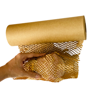 Vente directe de rouleaux de papier d'emballage kraft en nid d'abeille recyclé écologique papier d'emballage biodégradable non couché pour artisanat d'autocollants - Product Image 5