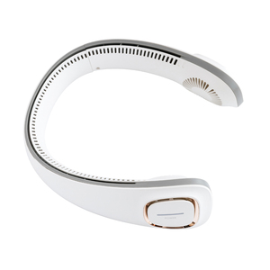 DF11 casque conception 3 vitesses Rechargeable sans feuilles à piles portable mains libres ventilateur de cou Portable sans lame - Product Image 1