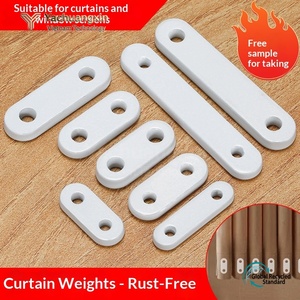 Clip de fixation réglable en fer à deux trous (en pouces) pour accessoires de rail de rideau électrique - Product Image 5
