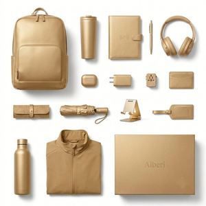 Ensemble Cadeau d'Affaires Personnalisé 15-en-1 : Souvenir d'Entreprise, Tasse Isotherme, Sac à Dos, Veste, Carnet, Parapluie – Idéal pour Événements Sportifs (OEM) - Product Image 2