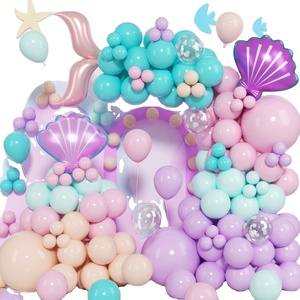 Kit Guirlande de Ballons en Latex Sirène, Arche de Ballons Queue de Sirène, Unisexe, Petite Sirène, Anniversaire, Saint-Valentin, Noël, Halloween, Thème Marin - Product Image 1