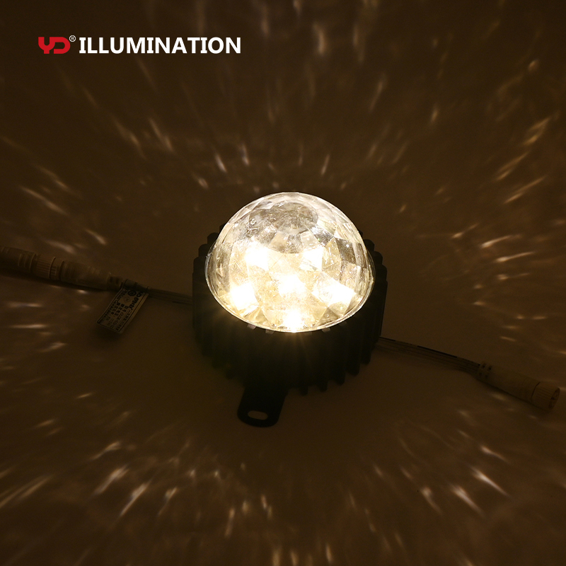 Outdoor LED Pixel Lights IP68 Waterproof V-0 for Building Frame and Architectural Lighting