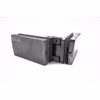 Quincaillerie de charnière en acier inoxydable à 12 panneaux pour porte pliante accordéon sans cadre interne et externe coulissante