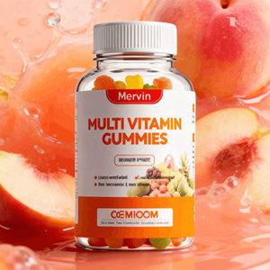 Vitamin Gummy Candy Orange Flavor Adult Skin Hydration Beauty <strong>Supplement</strong> - Product Image 2