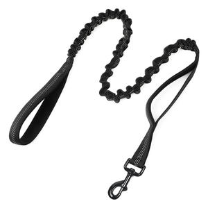 Tali hewan peliharaan elastis lepas cepat, tali anjing <span class=keywords><strong>Bungee</strong></span> taktis menyerap guncangan tanpa tarik dengan 2 pegangan kontrol - Product Image 5