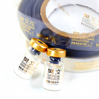 Étiquettes de flacons en BOPP transparent foncé personnalisées directement de l'usine - Autocollants imperméables pour ampoules de soin de la peau