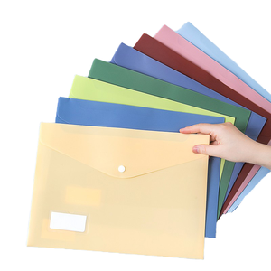 Rõ ràng Poly phong bì giữ tập tin nhựa A4 túi tài liệu văn phòng phẩm và trường học Nguồn cung cấp - Product Image 1