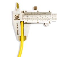 Câble à double gaine torsadé en cuivre 23 AWG, gainé PE PUR, neutrement flottant, pour drone sous-marin, connecteur 2 broches