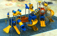 Das Neueste Patentierte Design Maßgefertigte Schwimmbad-Außenwasserrutsche für Kinder, Wasserpark-Vergnügungspark-Ausrüstung
