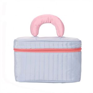 BSCI Factory Soft Canvas <b>Make</b> up Bag Portable Skincare Storage Organizer Travel Cosmetic Bag - Product Image 1