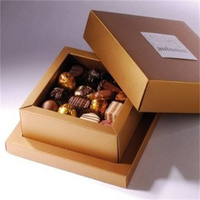 Barre de chocolat praliné fantaisie de luxe personnalisée faite à la main boîte d'emballage de chocolat cadeau en papier bonbon boîte de chocolat