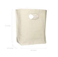 Sac à lunch en toile de coton biologique uni personnalisé promotionnel sacs fourre-tout en coton réutilisables avec logo imprimé personnalisé
