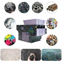 Déchiqueteur à arbre unique pour déchets plastiques, plastique dur, fûts, carton, textiles, ferraille et cadres en aluminium