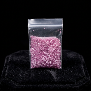 พลอยเมลีสีชมพูเจียระไนแบบบริลเลียนท์ CVD HPHT ปลูกในห้องปฏิบัติการ ขายส่งจำนวนมาก ได้รับการรับรองจาก IGY สำหรับการฝังในเครื่องประดับและนาฬิกาแบบกำหนดเอง IKYRAA - Product Image 3