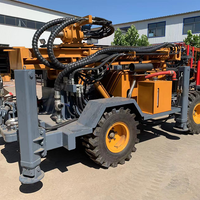 Nouvelle machine de forage rotative diesel montée sur tracteur pour puits d'eau, moteur 220V, pour usage de construction, en promotion