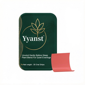 Bandes buccales fines aux extraits végétaux, naturelles et douces, pour la détente avant le sommeil, soirées paisibles et bien-être apaisant, OEM, marque privée, logo personnalisé - Product Image 1