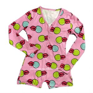 Serie di Abbigliamento Familiare Ruidian all'Ingrosso, Pigiami in Seta di Latte Stampati per Primavera e Autunno, per Ragazze e Genitori, Pigiami per Bambini - Product Image 1