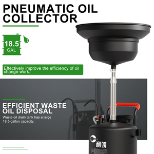 Collecteur d'huile usée de réparation automobile <span class=keywords><strong>Machine</strong></span> de <span class=keywords><strong>vidange</strong></span> d'huile usée mobile d'air Équipement de recyclage d'huile pour garage - Product Image 3