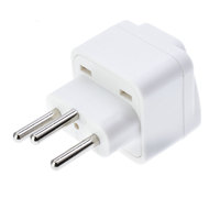 Adaptateur de prise électrique universel 10A 250V pour 3 broches 5 prises CE ROHS ABS+Cuivre Adaptateur de voyage pour usage européen