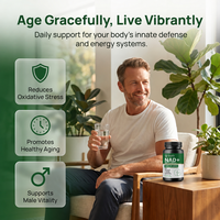 Capsules de Coenzyme NAD Personnalisées en Gros sous Marque Privée – Composés Naturels de NAD pour un Nutriment Cellulaire Quotidien Équilibré