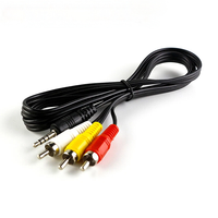 Câble audio-vidéo multi-canaux 6 RCA mâle-mâle pour lecteur DVD de voiture