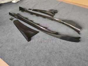 Para <span class=keywords><strong>14</strong></span> + <span class=keywords><strong>BMW</strong></span> <span class=keywords><strong>i8</strong></span> True Carbon Fiber EB Style Side Skirt Body Kit Front Rod Edge Difusor trasero Alerón trasero - Product Image 5