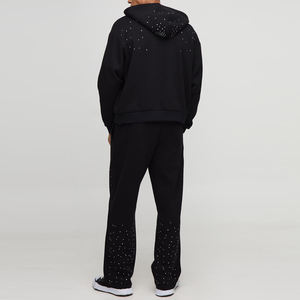 Ropa Deportiva de Invierno Transpirable, Precio Económico, Última Tendencia, 100% Algodón, Ligera, con Pedrería, Conjuntos Deportivos al por Mayor para Hombre, Alta Calidad - Product Image 2