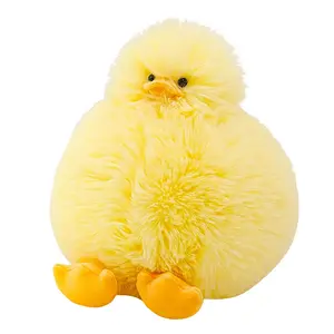 Gebratenes Haar Gekritzel Ente Plüsch tier Huhn kreative Puppe Entlein haariges Monster