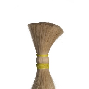 Extensions de cheveux humains vierges doublement étirés en noir naturel, trame simple, 100 % bruts non traités pour le coiffage et le bouclage - Product Image 1