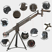 NSH 3 mètres caméra grue Jib avec trépied caméra accessoires pour le tournage de films