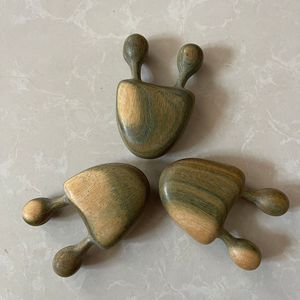Verde naturale legno di sandalo africano giallo palissandro ionico massaggio meridiano pettine per alleviare gli occhi sottile viso manico in legno per uso domestico - Product Image 4