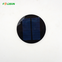 Panneau solaire PERC sans cadre en époxy en gros 3V 5V 6V 9V 12V Spécifications personnalisées Module de cellule solaire à 22% d'efficacité