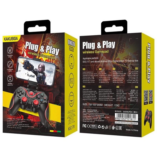 KAKUSIGA KSC-713 Wireless Game Pad Cheapest New Wireless Gamepad Game Handle Mobile Gaming Controller