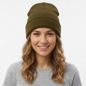 Super Quality 100% Acrylic Winter Warm Custom <b>Knitted</b> Beanie Hat with Custom Logo Unisex Adults Outdoor Ski Sports - Product Image 2