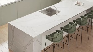 Calacatta Galatic- <b>Thin</b> vein designs (C0010) Elegant <b>Thin</b> Vein Surface for Luxury Interior Applications - Product Image 3
