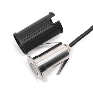 <b>LED</b> Underground <b>Light</b> 5000K Daylight IP65 Flush Mount Stainless Steel Garden Lighting Type III Distribution <b>Motion</b> <b>Sensor</b> CRI 90 - Product Image 1